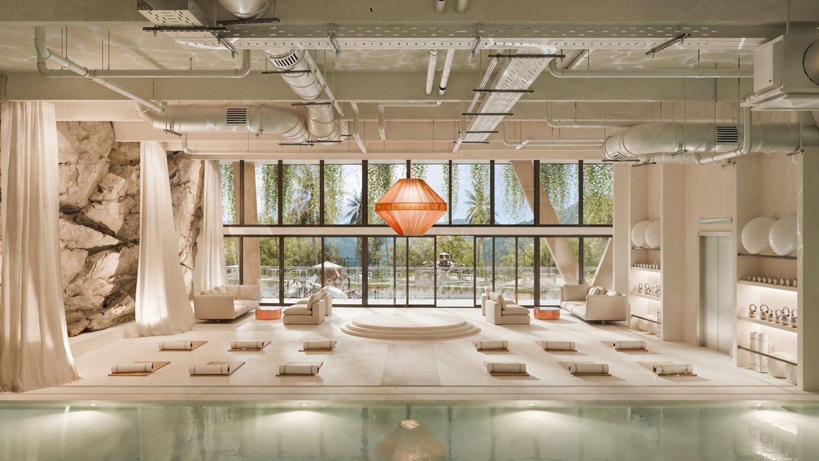Wellness and yoga studio